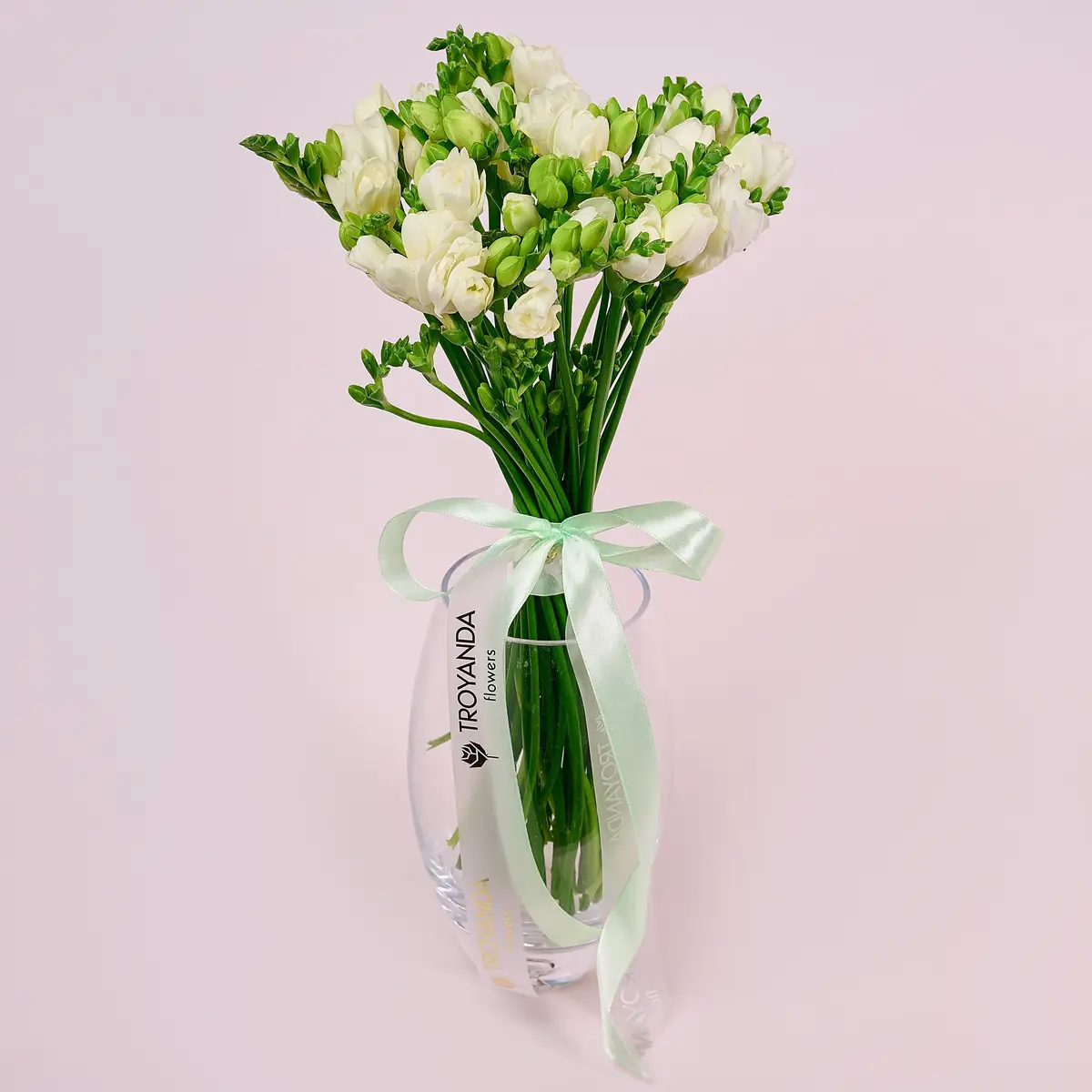 Букет 19 Білих Фрезій купити