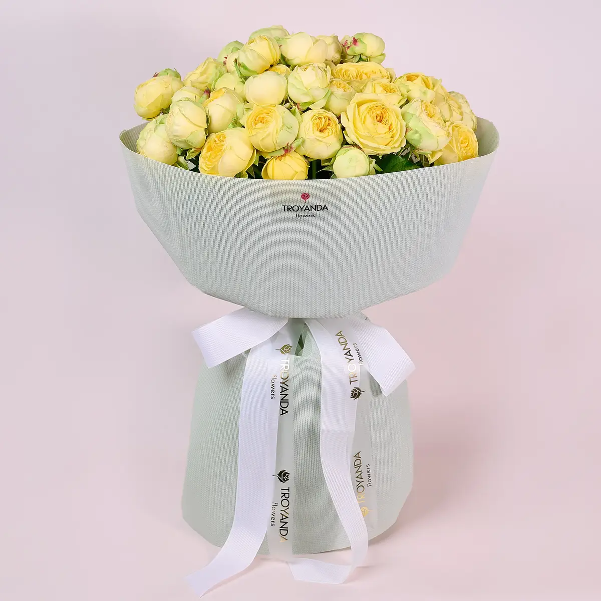 Букет 21 Троянда спрей Піоні Баблз купити