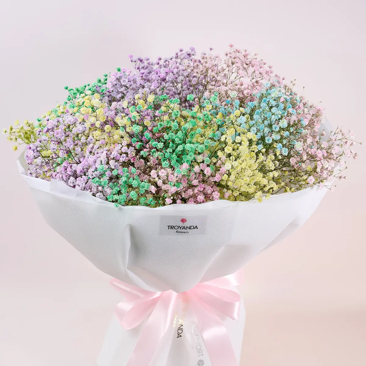 Букет 15 Кольорових Гіпсофіл купити недорого в Україні, фото 2