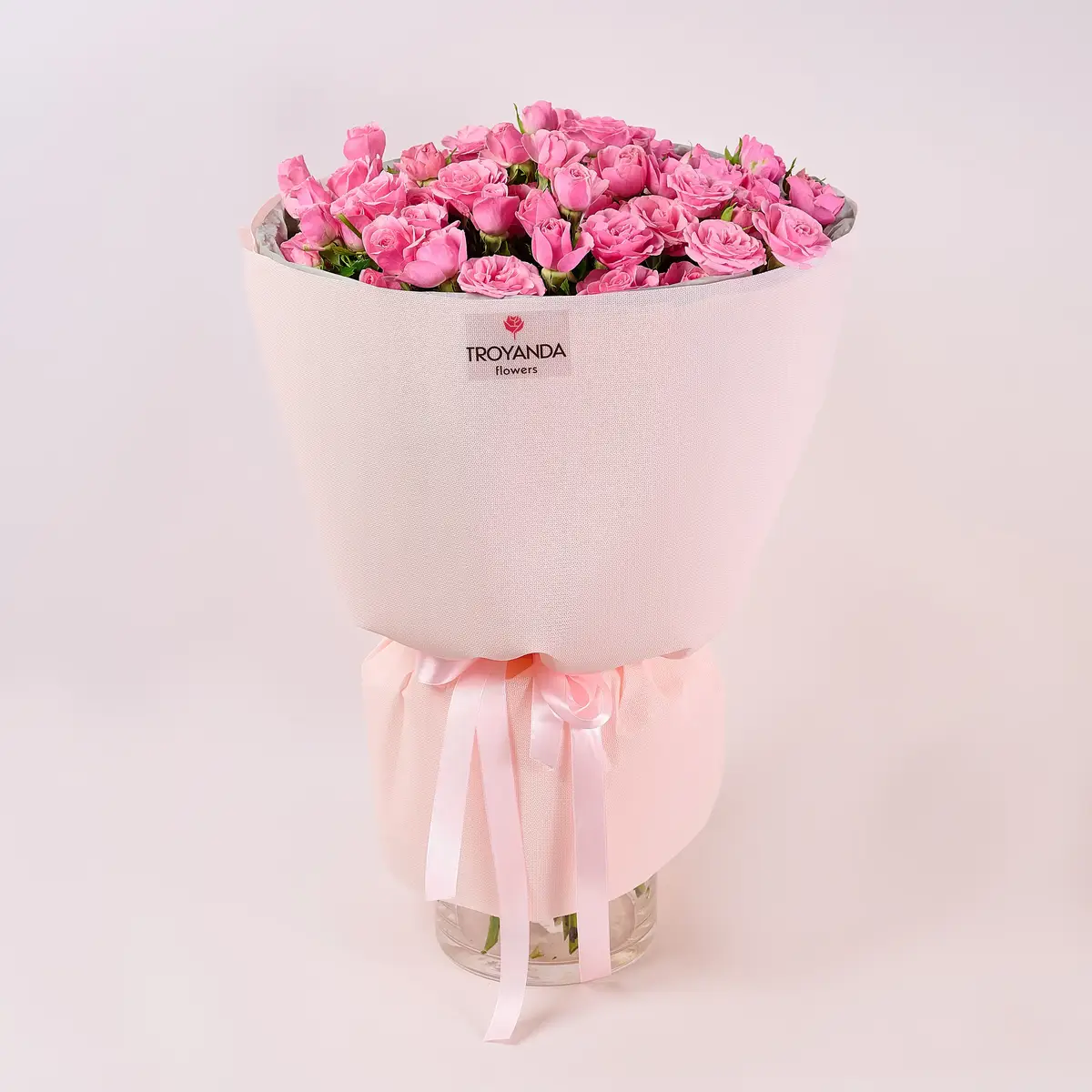 Букет 15 Роз спрей Пинк Бум купить