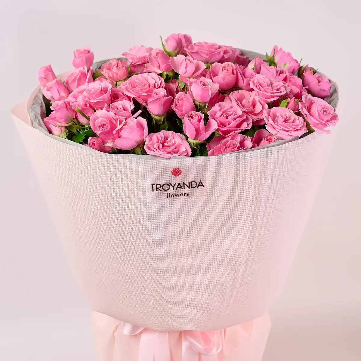 Букет 15 Роз спрей Пинк Бум купить недорого в Украине, фото 2