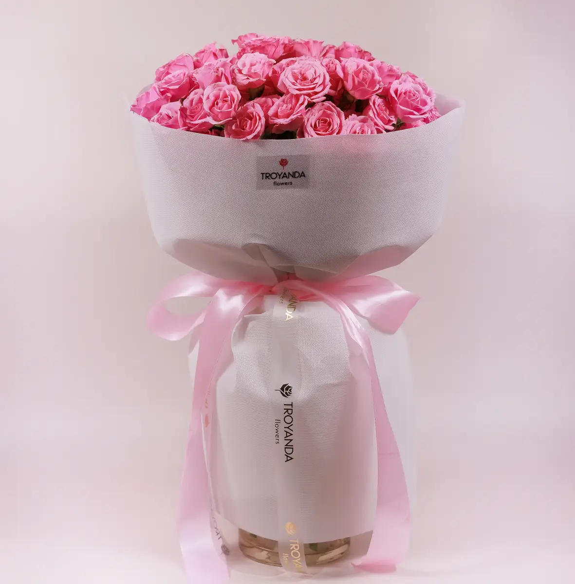 Букет 25 Роз спрей Пинк Бум купить