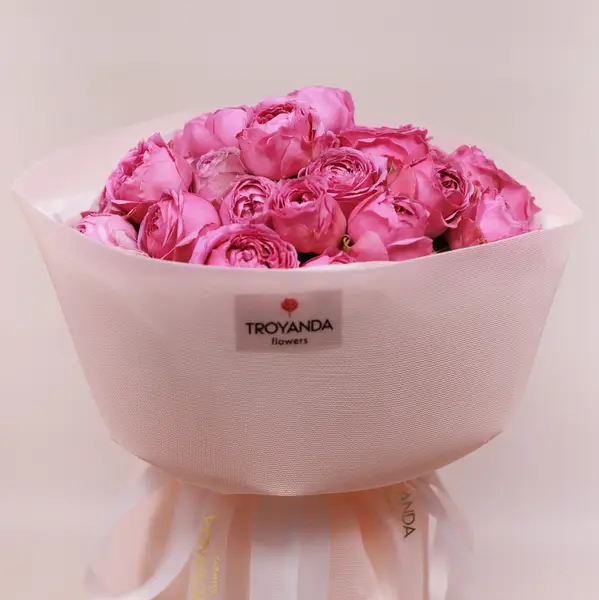 Букет 11 Троянд спрей Місті Баблз купити