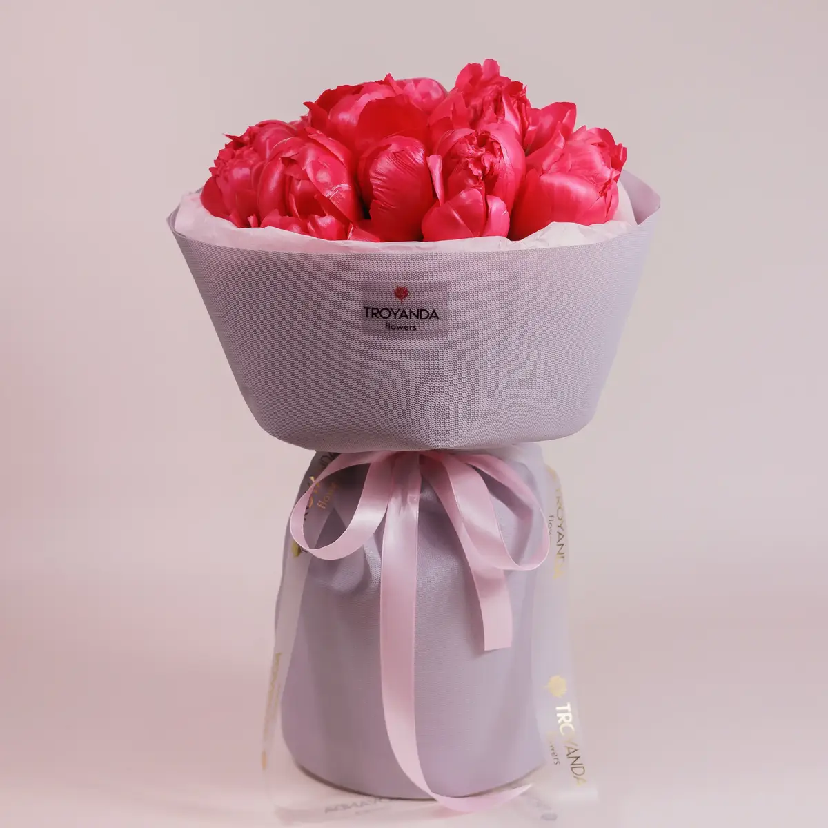 Букет 11 малиновых пионов Белгравия купить