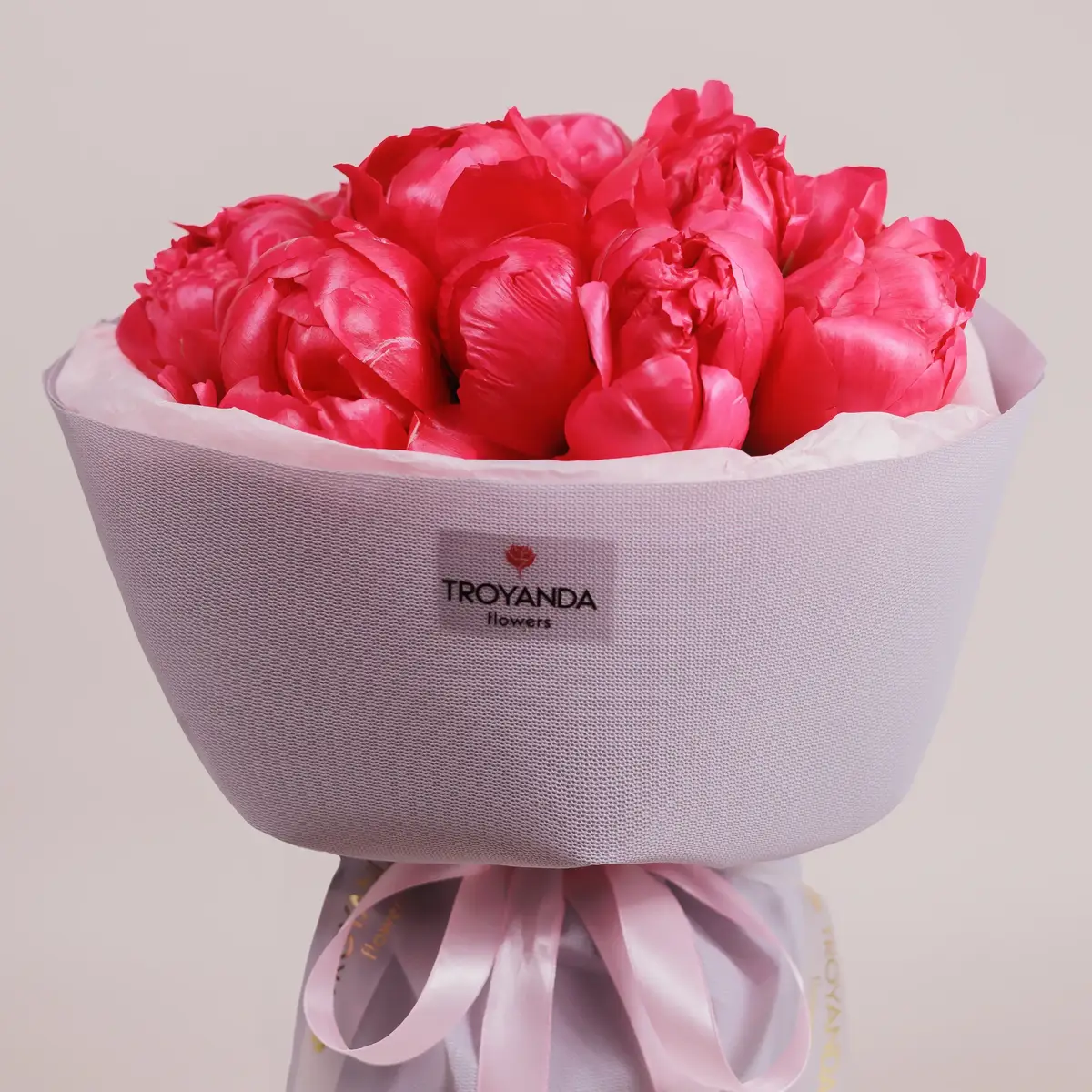 Букет 11 малиновых пионов Белгравия купить недорого в Украине, фото 2