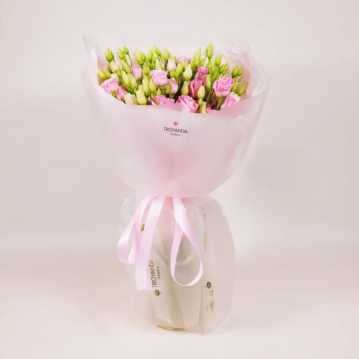 Букет 7 Розовых эустом купить