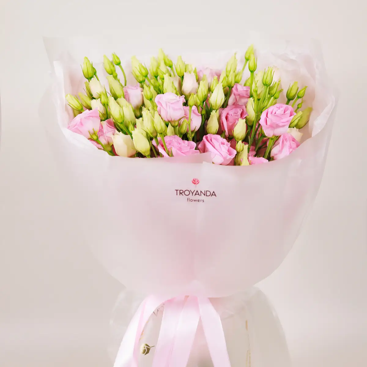 Букет 7 Розовых эустом купить недорого в Украине, фото 2