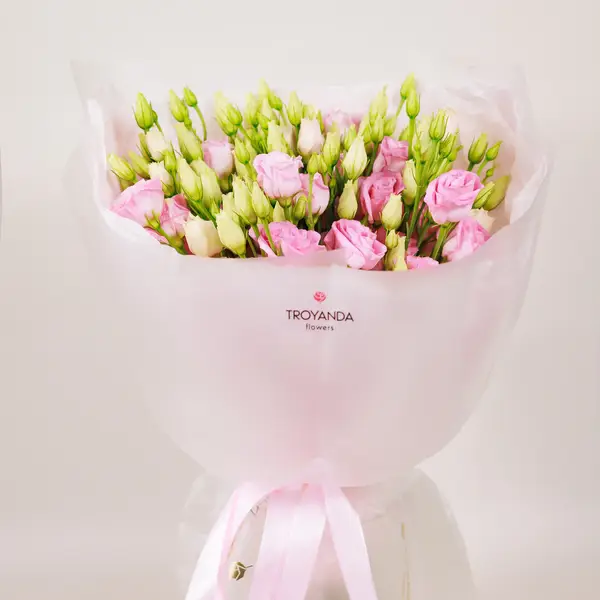 Букет 7 Розовых эустом купить