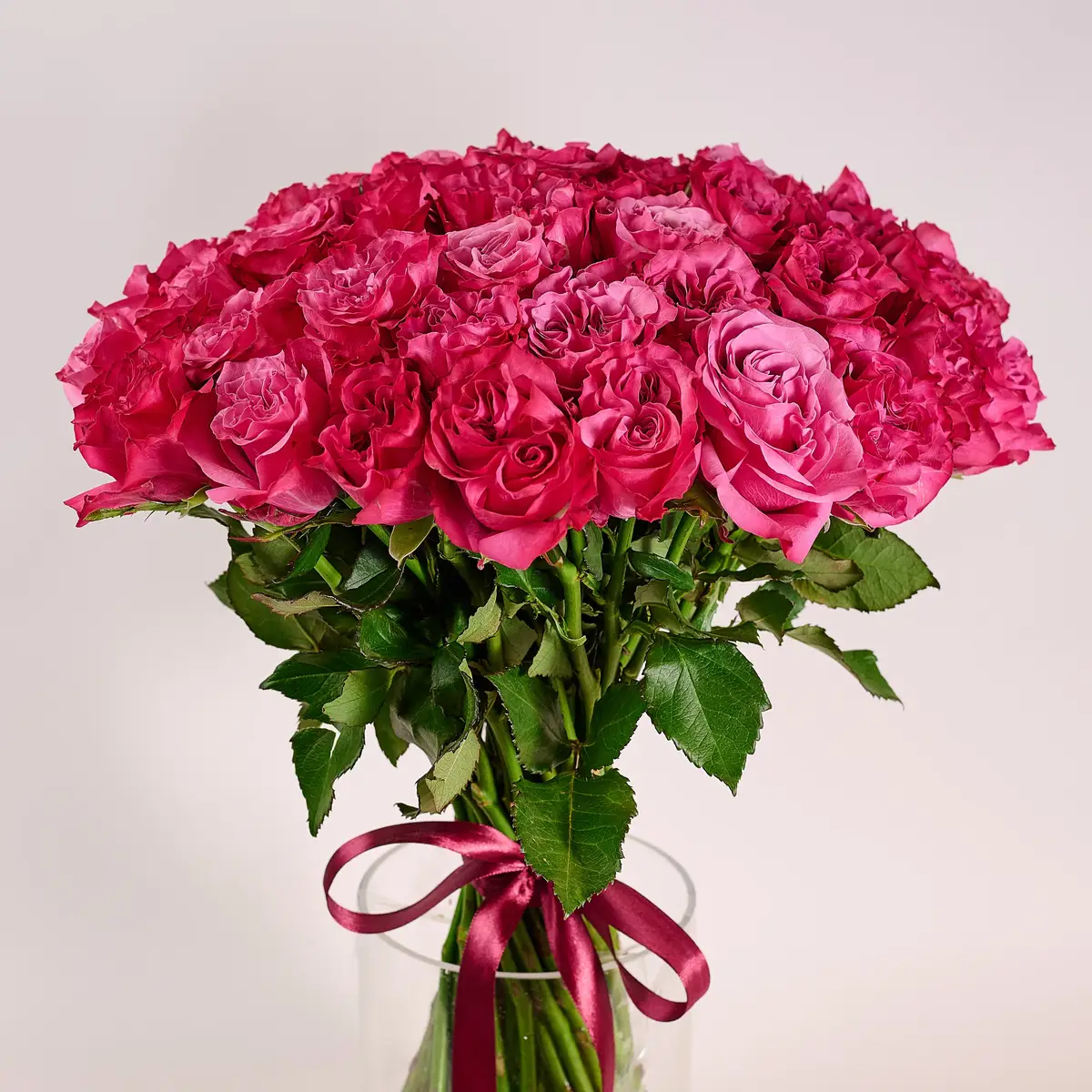 Букет 45 Троянд Кантрі Блюз купити недорого в Україні, фото 2