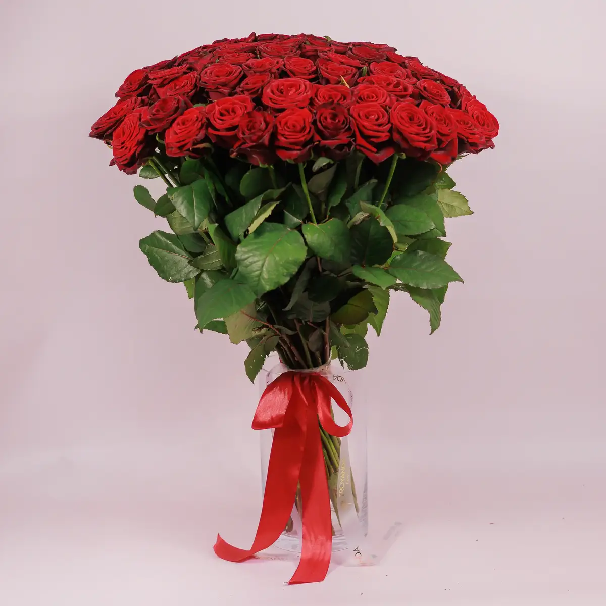 Букет 55 Троянд червоних Гран Прі купити