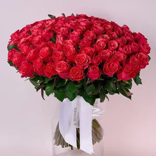 Букет 101 Троянда Пінк Таказі купити