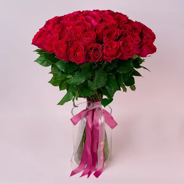 Букет 55 Троянд Мадам Церіз купити