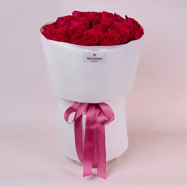 Букет 21 Троянда Мадам Церіз купити