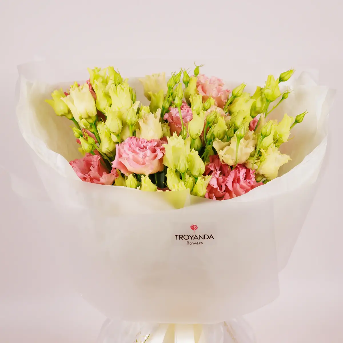 Букет 11 Персиковых еустом купить недорого в Украине, фото 2