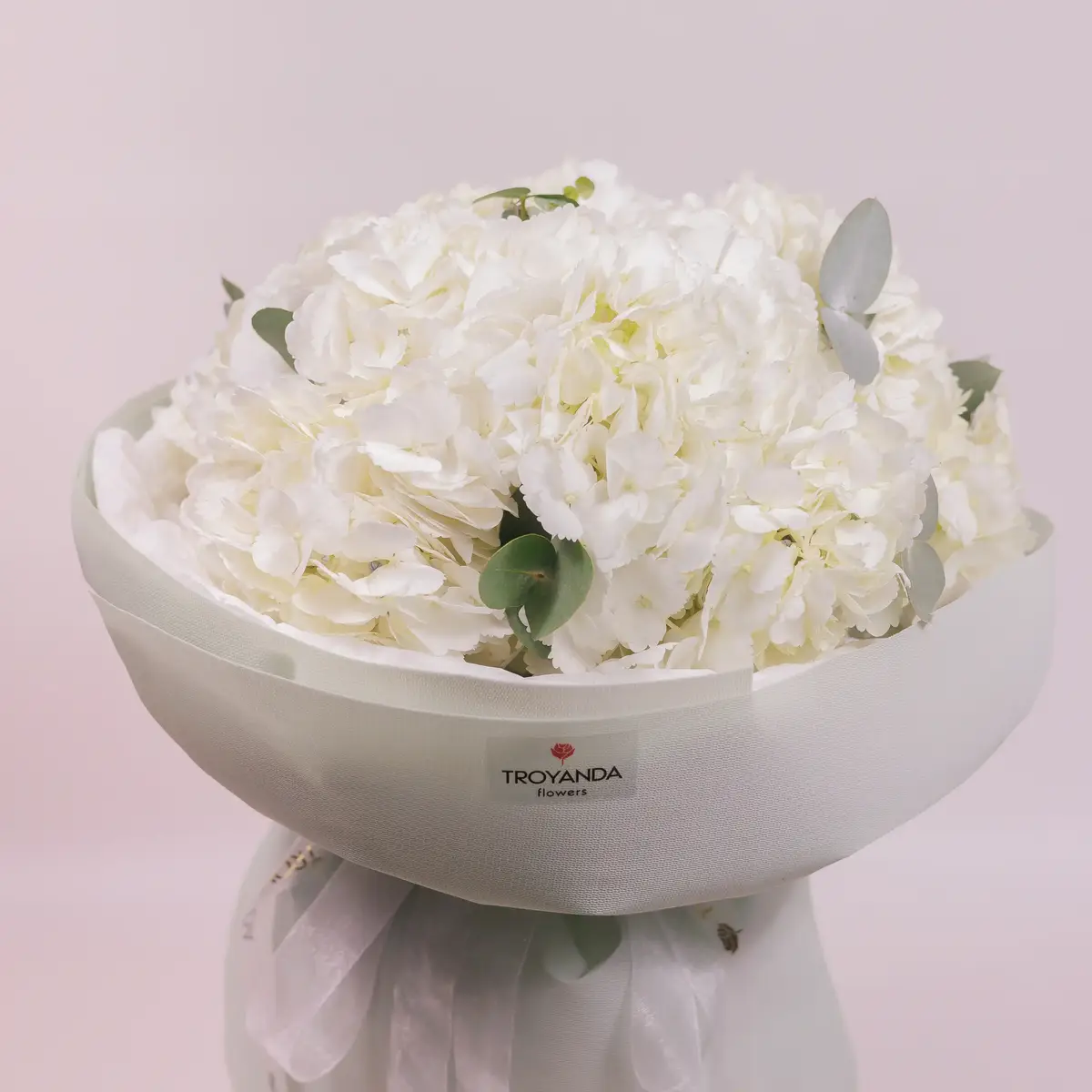 Букет 5 Білих Гортензій купити недорого в Україні, фото 2