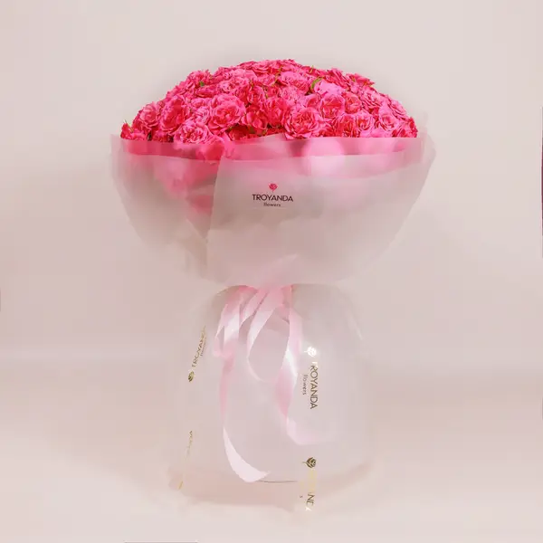 Букет 55 Троянд спрей Ліана купити