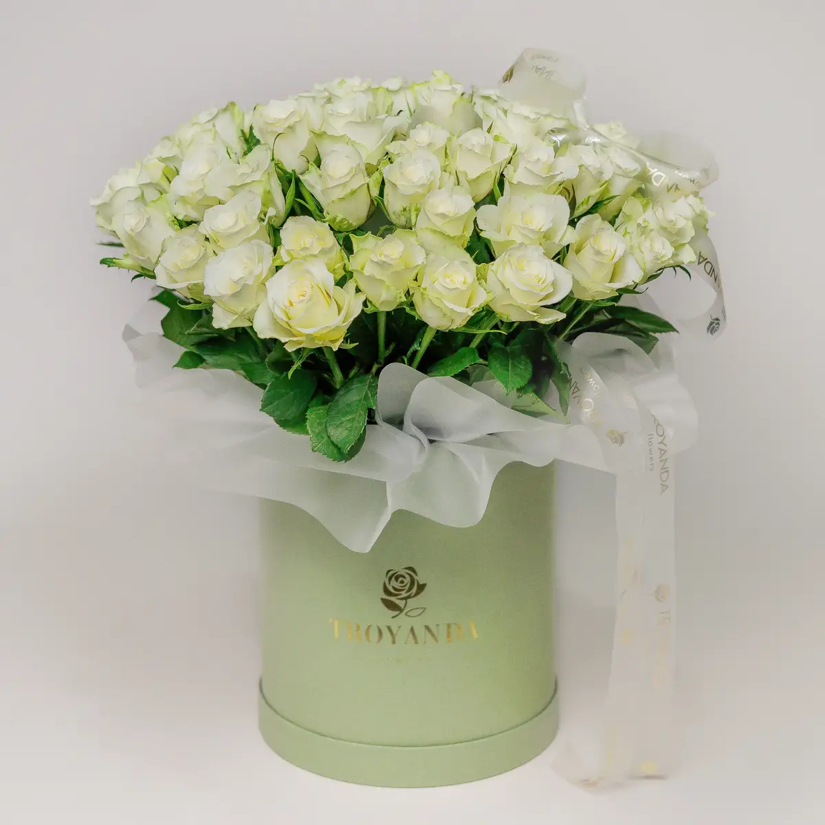 Бокс 69 Троянд Атена купити