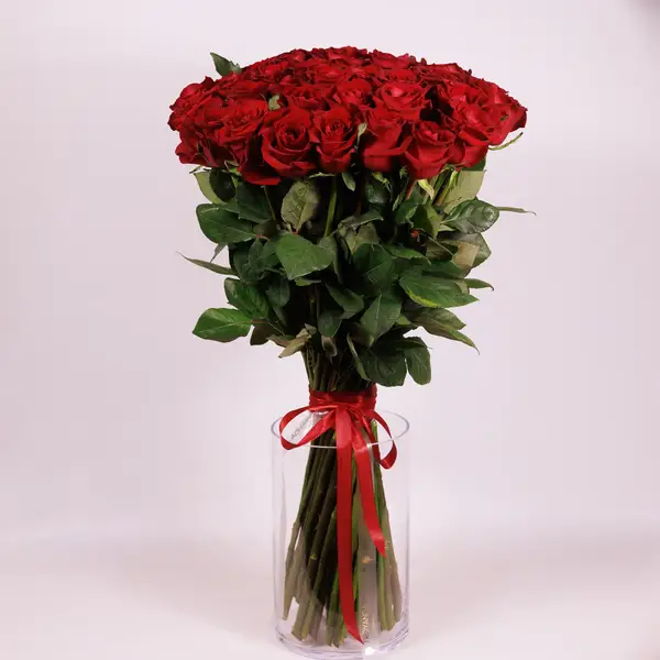 Букет 45 Роз красных Эвер Ред купить