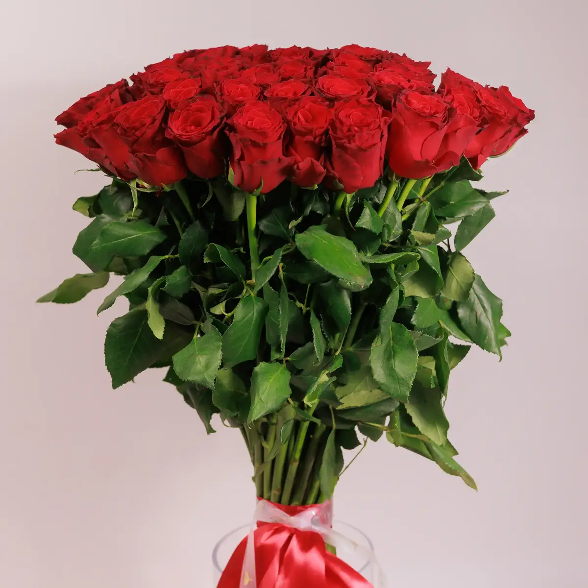 Букет 45 Троянд червоних Родос купити недорого в Україні, фото 2