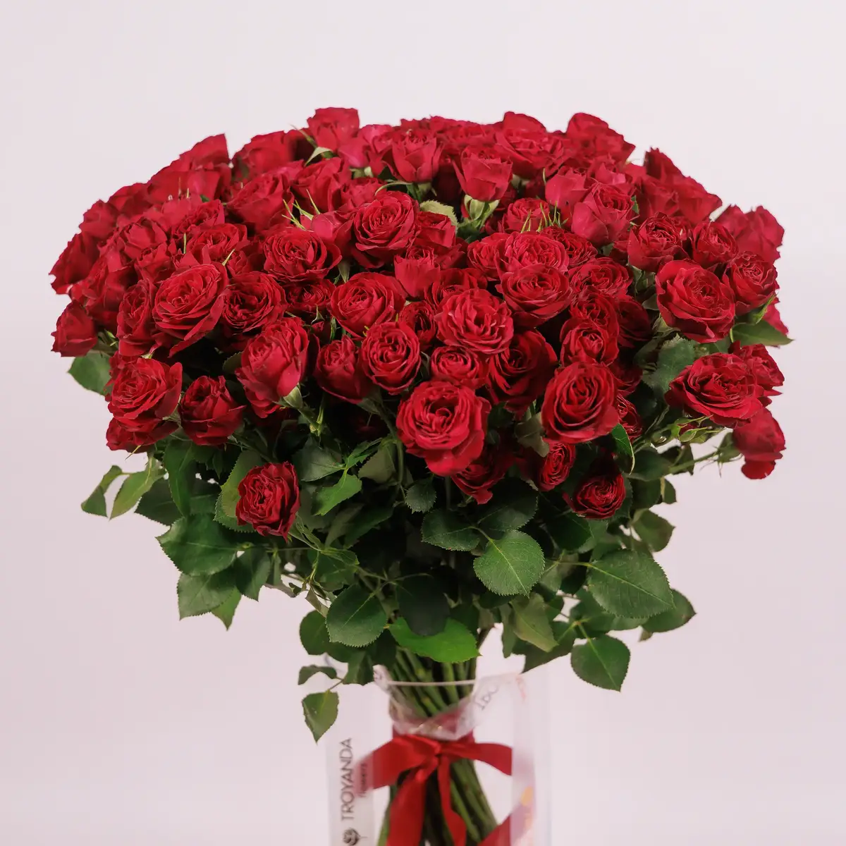 Букет 41 Троянда спрей Ред Трендсетер купити недорого в Україні, фото 2