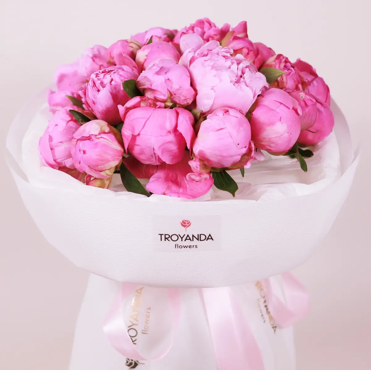 Букет 25 Рожевих Півоній Алекс Флемінг купити недорого в Україні, фото 2