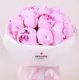 Букет 15 Розовых Пионов Энжел Чикс купить