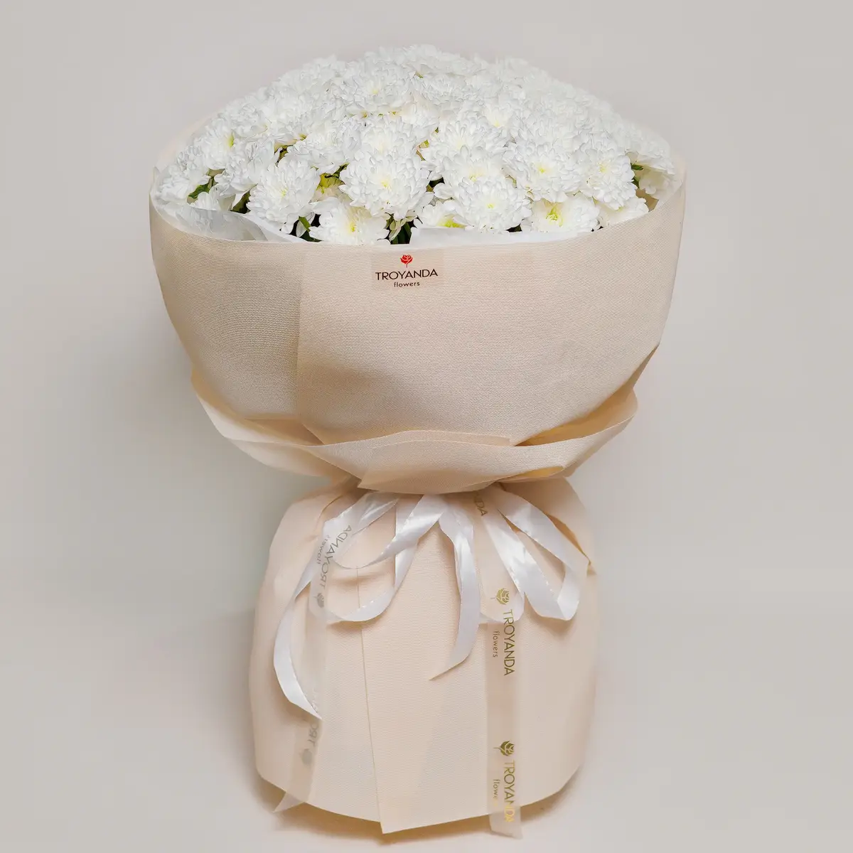 Букет 15 Белых Хризантем. купить