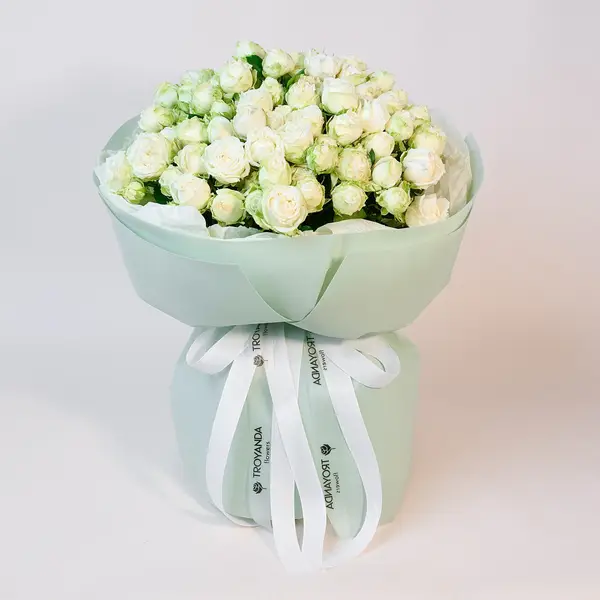 Букет 25 Троянд спрей Міс Бомбастик купити