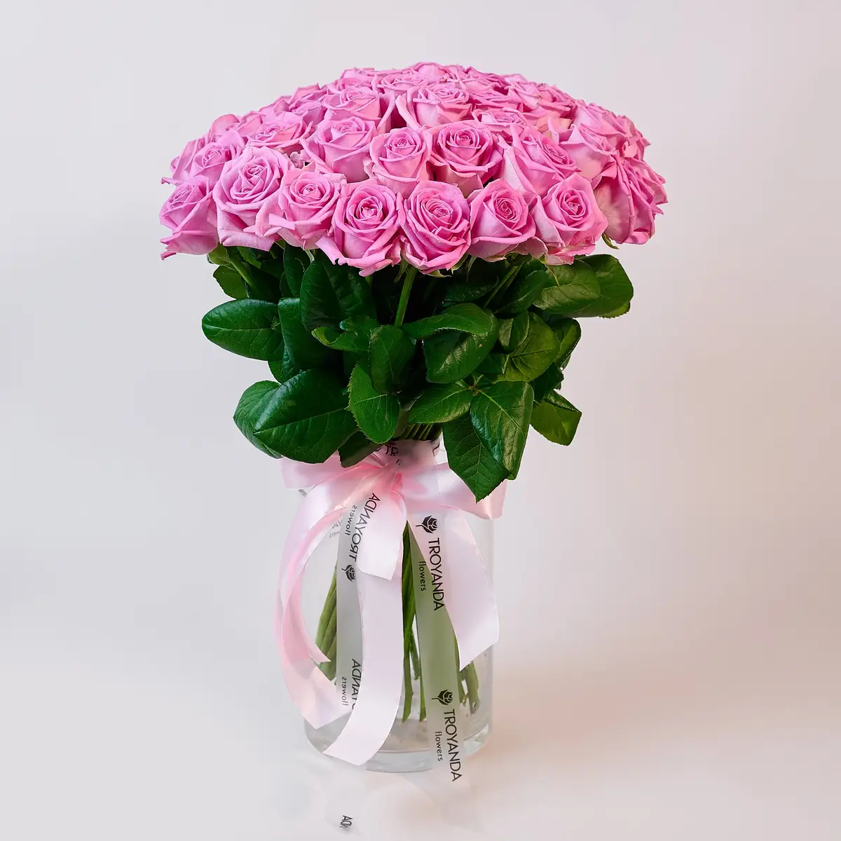 Букет 51 Троянда Аква купити