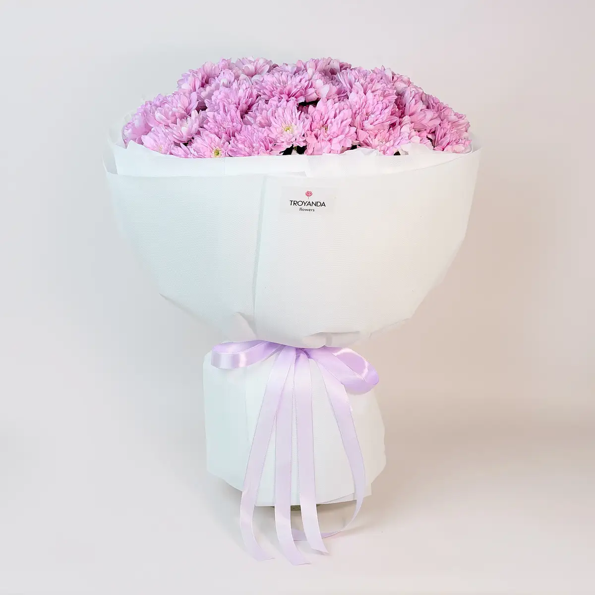 Букет из 11 розовых хризантем купить