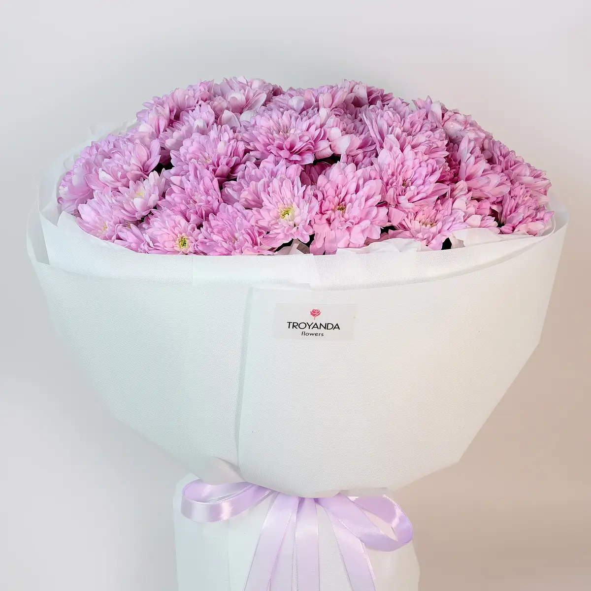 Букет из 11 розовых хризантем купить недорого в Украине, фото 2