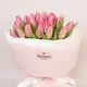 Букет 25 Рожевих Тюльпанів купити