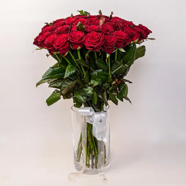 Букет 51 Троянда червона Престиж купити