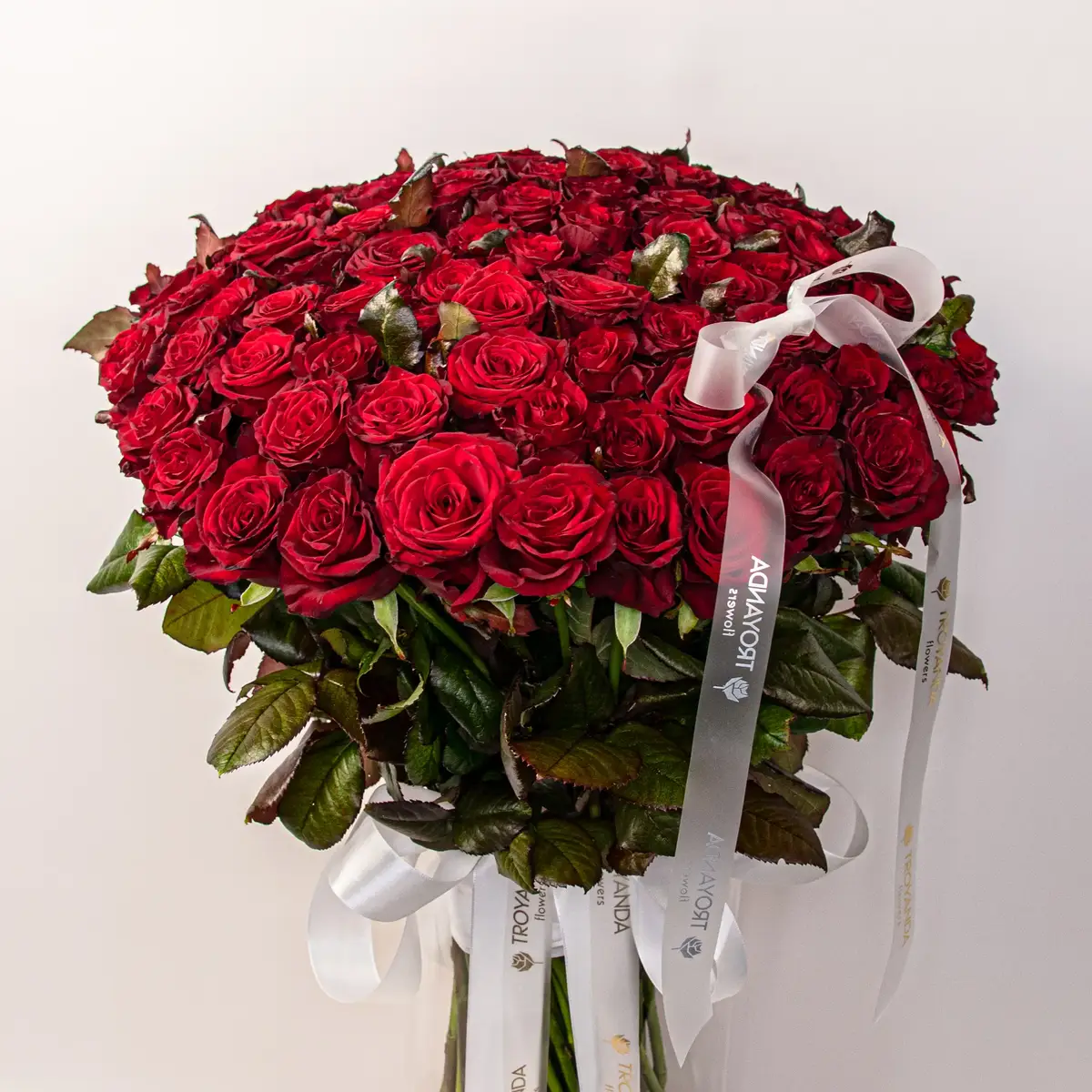 Букет 101 Троянда червона Престиж купити недорого в Україні, фото 2