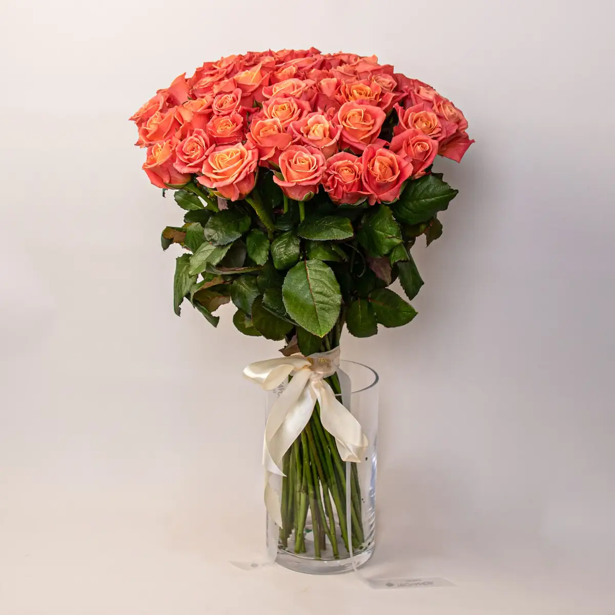 Букет 51 роза Мисс Пигги купить