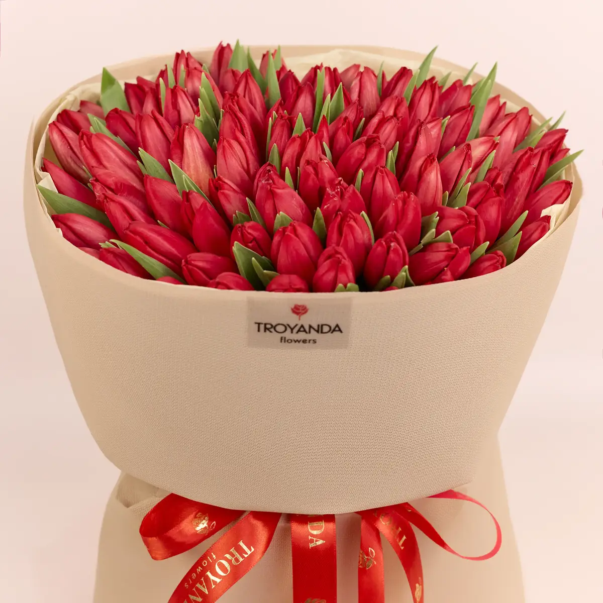 Букет 101 Червоний Тюльпан купити недорого в Україні, фото 2