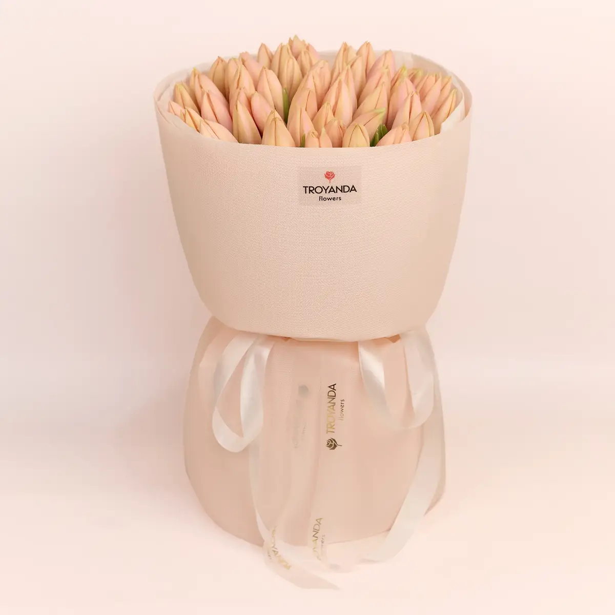 Букет 51 Персиковий Тюльпан купити