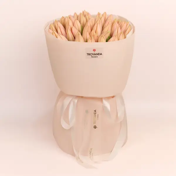 Букет 51 Персиковий Тюльпан купити