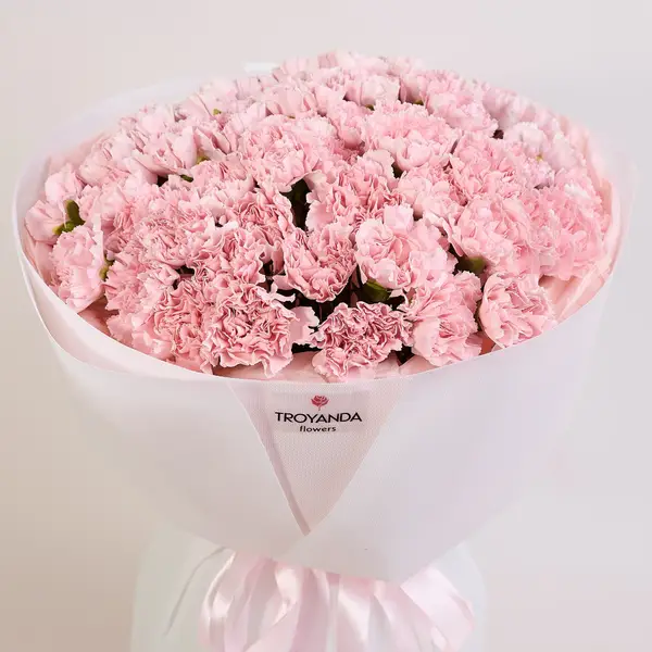 Букет 51 Рожева Гвоздика купити