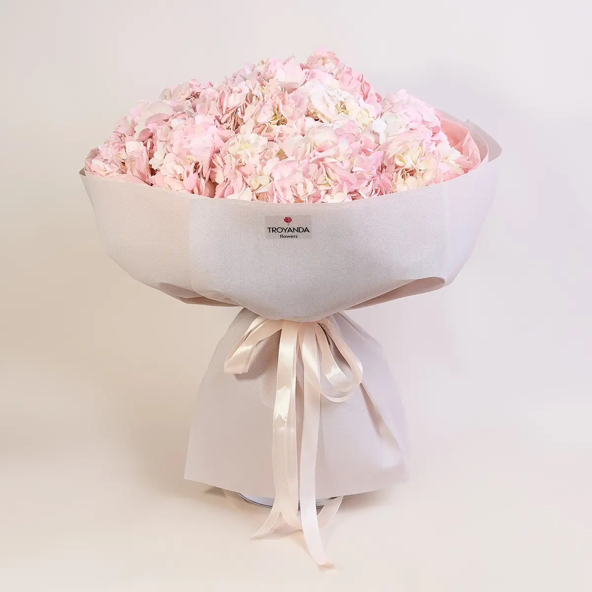 Букет 25 Розовых Гортензий купить