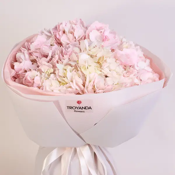 Букет 5 Розовых Гортензий купить